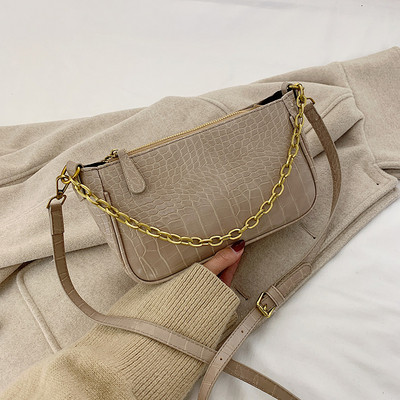 Lezser női bőrtáska két füllel, fekete, barna és bézs színben