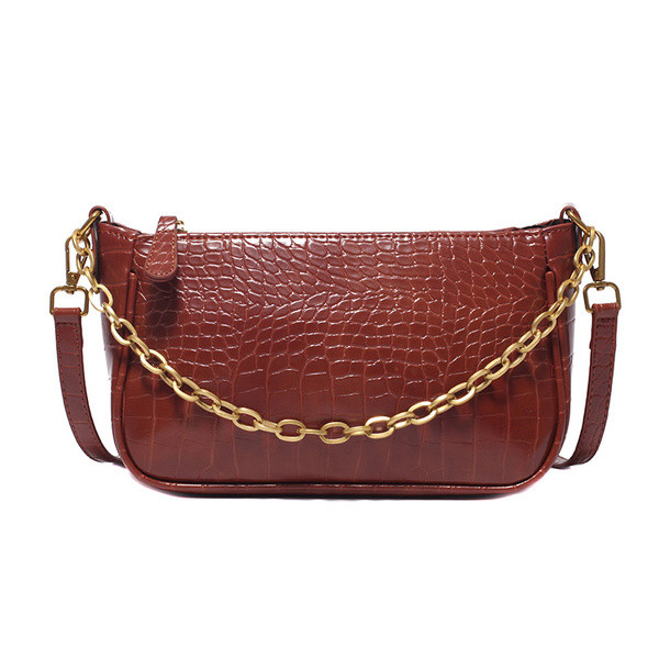 Lezser női bőrtáska két füllel, fekete, barna és bézs színben