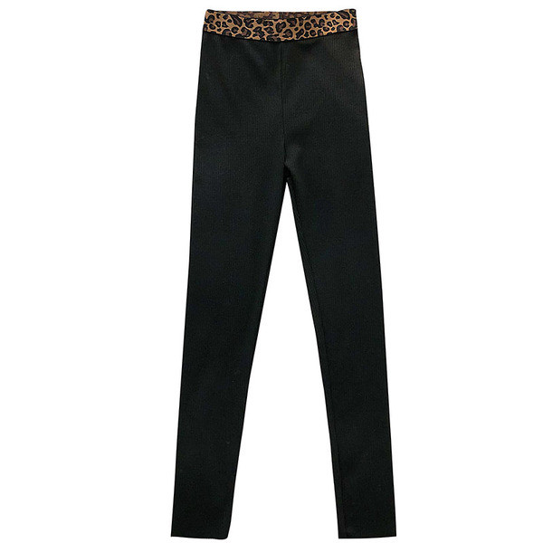 Napi női leggings magas derékkal, leopárd mintával három színben