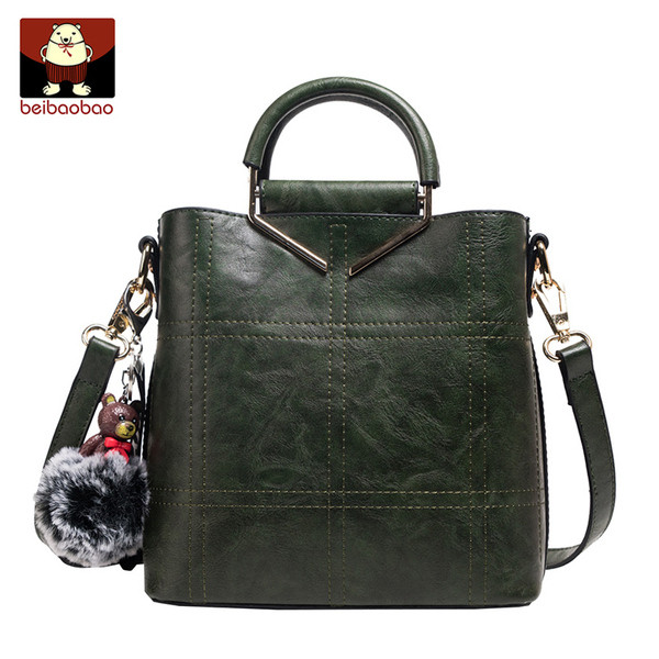 Modern női táska két füllel öko bőrből - retro stílusban többféle színben