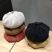 Női téli barett típusú sapka fényes részecskékkel