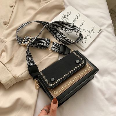 Alkalmi női válltáska fekete, zöld, kék és bézs színben