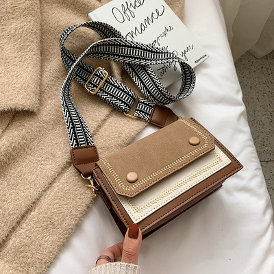 Alkalmi női válltáska fekete, zöld, kék és bézs színben