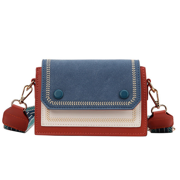 Alkalmi női válltáska fekete, zöld, kék és bézs színben