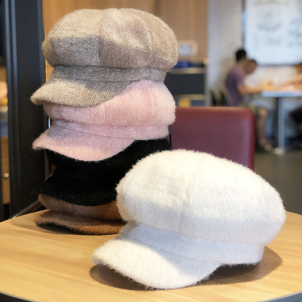 Női kalap sapka típusa fehér, fekete, barna, rózsaszín és bézs színben