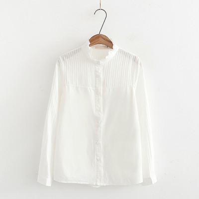 Új modell női ing klasszikus gallérral, hosszú ujjal és gombokkal - három modell