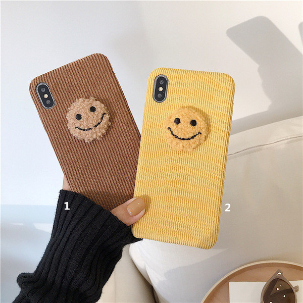 Kemény hátlap Iphone X / XS-hez barna és sárga 3D elemmel