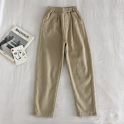 Καθημερινό γυναικείο παντελόνι σε τρία χρώματα με ελαστική μέση και ζώνη