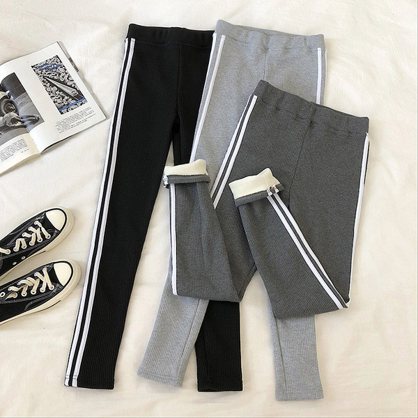 Ежедневен дамски клин в три цвята с висока талия и кант