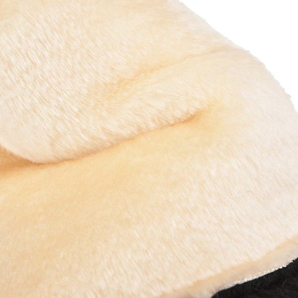 Modern női csizma eko bőrből, fűzővel és pehellyel fehér, fekete és rózsaszín színben