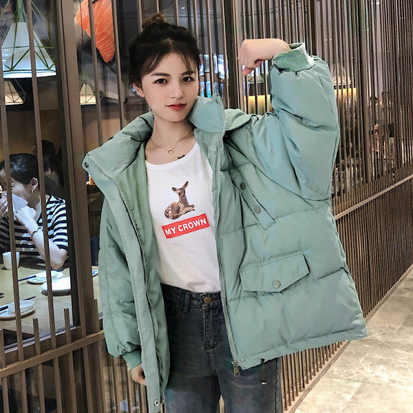 Γυναικείο χειμωνιάτικο καθημερινό μπουφάν με κουκούλα σε διάφορα χρώματα