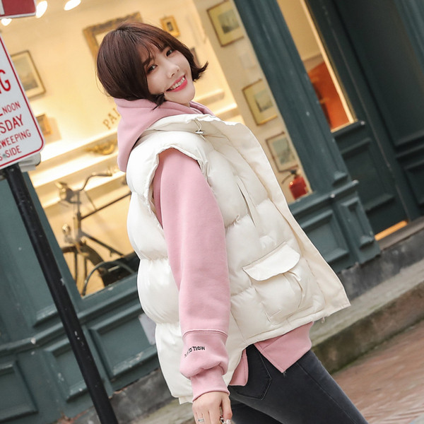 Vesta de dama toamna-iarna model asimetric in mai multe culori