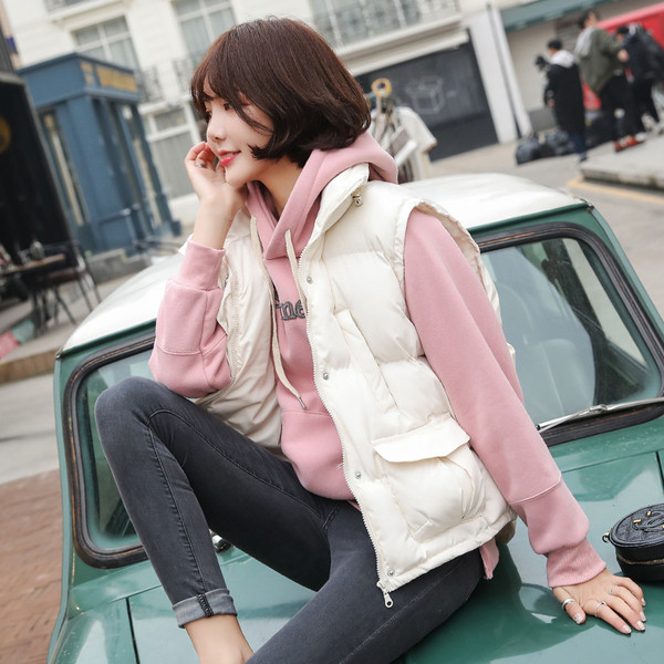 Vesta de dama toamna-iarna model asimetric in mai multe culori