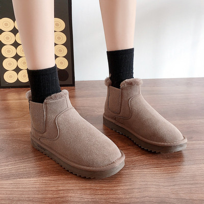 Női őszi-téli csizma puha béléssel, fekete, fehér és barna színben