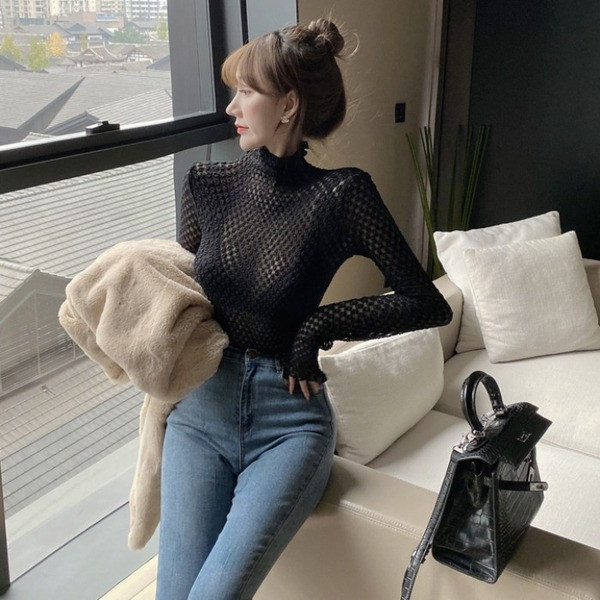 Casual γυναικεία μπλούζα σε τρία χρώματα με μακριά μανίκια