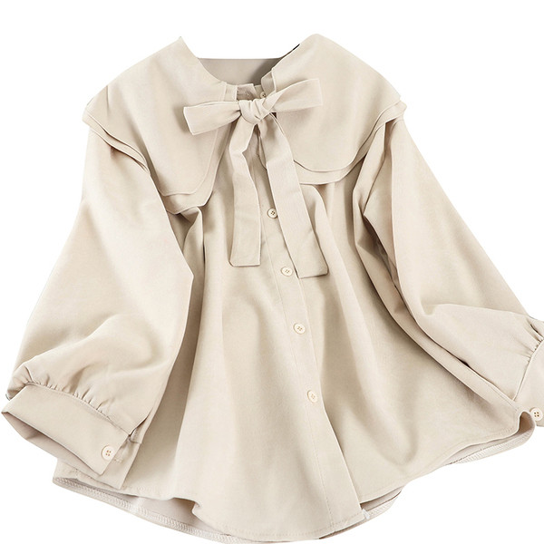 Κομψό γυναικείο πουκάμισο με κουμπιά και κορδέλα σε διάφορα χρώματα