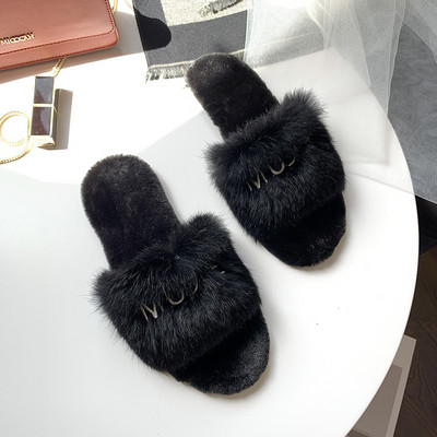 Γυναικέιες σπιτικές παντόφλες σε μαύρο, πράσινο και ροζ και μπεζ χρώμα