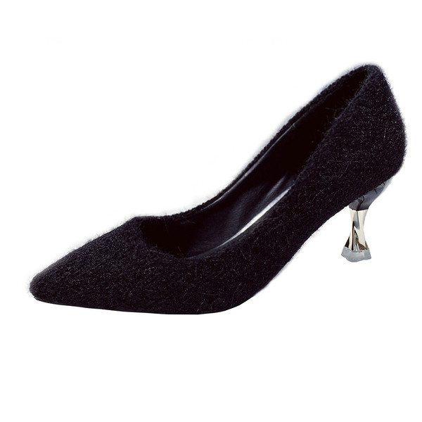 Νέο μοντέλο γυναικεία παπούτσια σε διάφορα χρώματα μυτερό μοντέλο