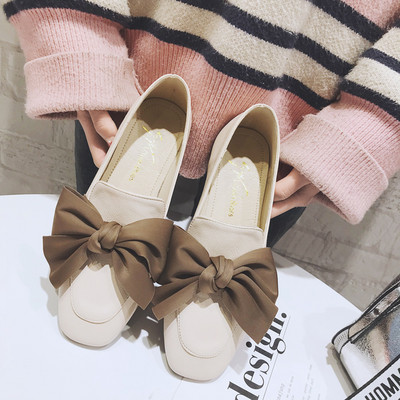 Pantofi casual dama cu panglica din piele ecologica in mai multe culori