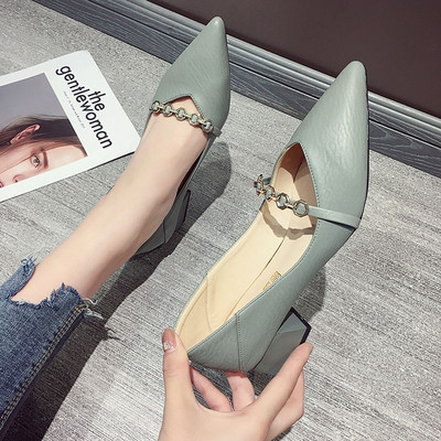 Γυναικεία casual παπούτσια μυτερό μοντέλο από οικολογικό  δέρμα σε διάφορα χρώματα - δύο μοντέλα