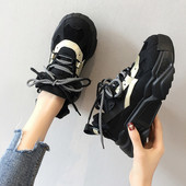 Tenisi casual dama cu talpa aspra si cravate colorate in mai multe culori