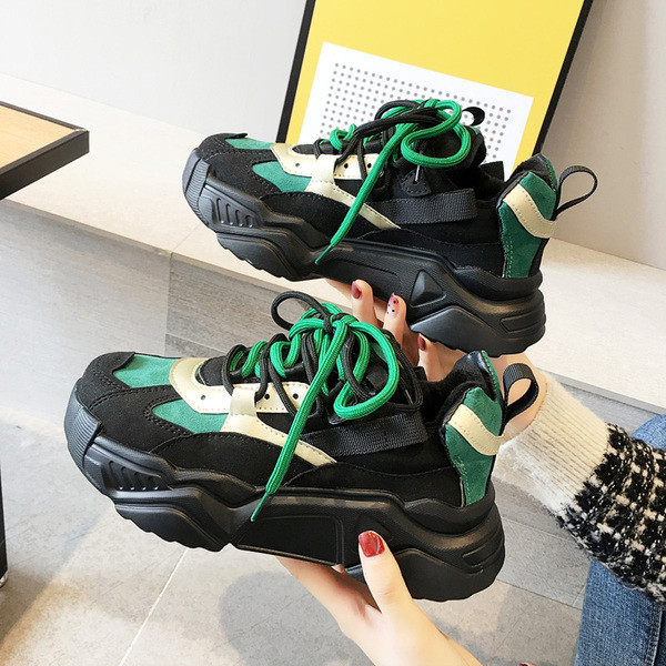 Tenisi casual dama cu talpa aspra si cravate colorate in mai multe culori