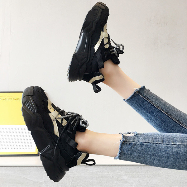 Tenisi casual dama cu talpa aspra si cravate colorate in mai multe culori