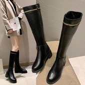 Aktuális női eko bőr csizma télre is