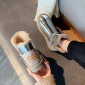 Alkalmi női téli csizma puha béléssel és lapos talppal több színben