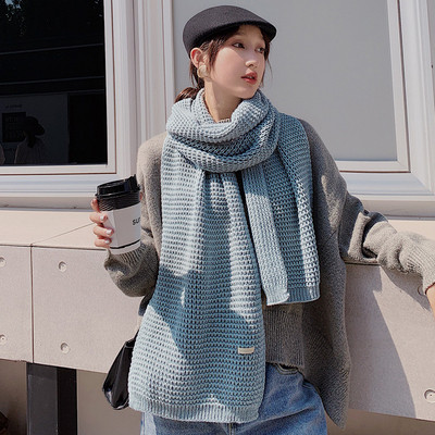 Női téli sál sárga, piros, fehér, fekete, kék és rózsaszín színekben