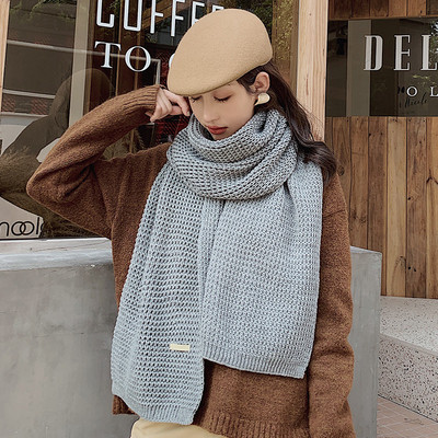 Női téli sál sárga, piros, fehér, fekete, kék és rózsaszín színekben