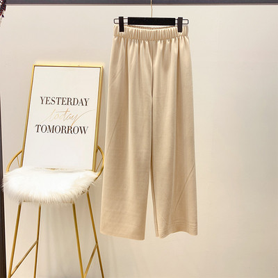 Női kordbársony nadrág magas derékkal, bézs és fekete színben