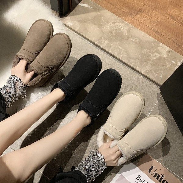 Női alkalmi cipő puha béléssel, bézs, fekete és barna színben, télre alkalmas