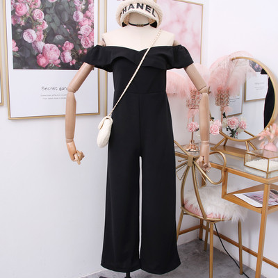 Új modell női overall csónakos nyakkivágással kék, piros, fekete, rózsaszín és zöld színekben