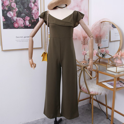 Új modell női overall csónakos nyakkivágással kék, piros, fekete, rózsaszín és zöld színekben