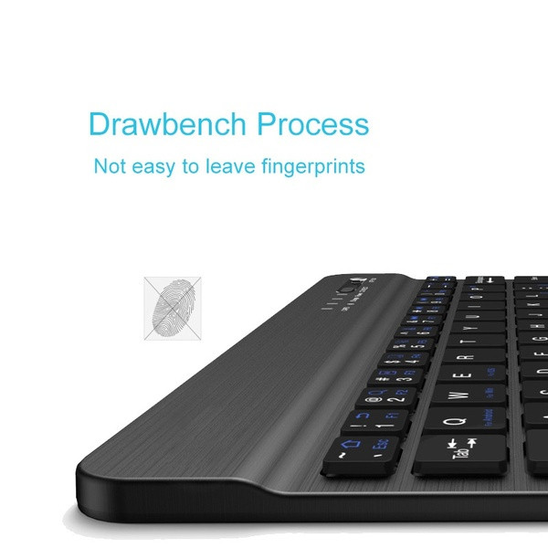 Универсална безжична Bluetooth клавиатура лесно преносима в черен и бял цвят