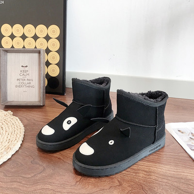 Női téli csizma puha béléssel és 3D elemmel fekete, bézs és barna színekben