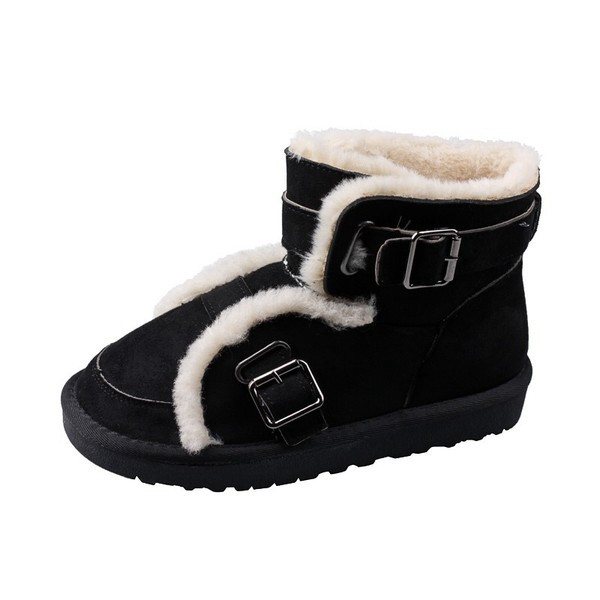 Női téli csizma puha béléssel bézs, fekete és barna színben