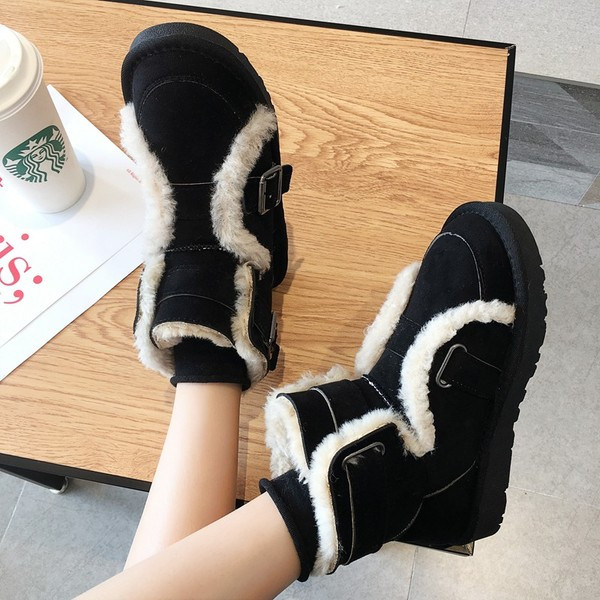 Női téli csizma puha béléssel bézs, fekete és barna színben