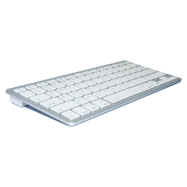 Tastatură fără fir Bluetooth cu un design subțire și 78 de taste alb-negru