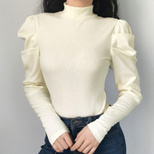 Γυναικείο κορμάκι με κολάρο με  και βολάν  μανίκι  σε λευκό χρώμα