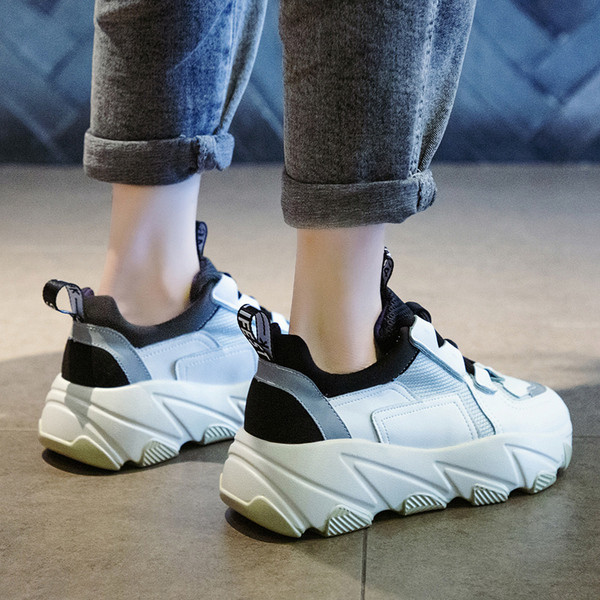 NOUL model de adidasi casual de dama cu model si talpa aspra in roz, verde si negru