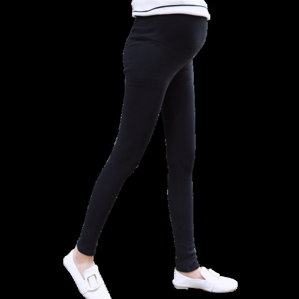 Καθημερινό γυννεικείο κολάν  για έγκυες γυναίκες με μαύρο χρώμα