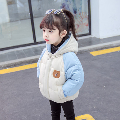 Παιδικό μπουφάν για κορίτσια σε τρία χρώματα με κεντήματα και εφαρμογές