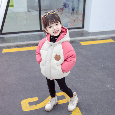 Παιδικό μπουφάν για κορίτσια σε τρία χρώματα με κεντήματα και εφαρμογές
