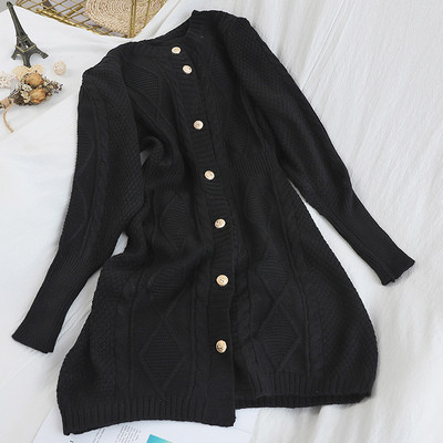 Νέο μοντέλο γυναικεία πλεκτή ζακέτα με κουμπιά σε διάφορα χρώματα