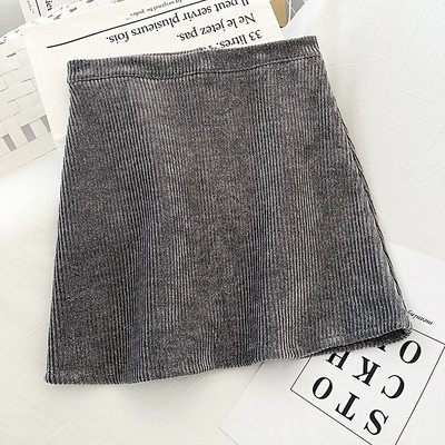 Retro stílusú női szoknya három színben, magas derékkal és cipzárral