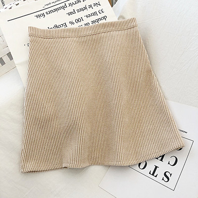 Retro stílusú női szoknya három színben, magas derékkal és cipzárral