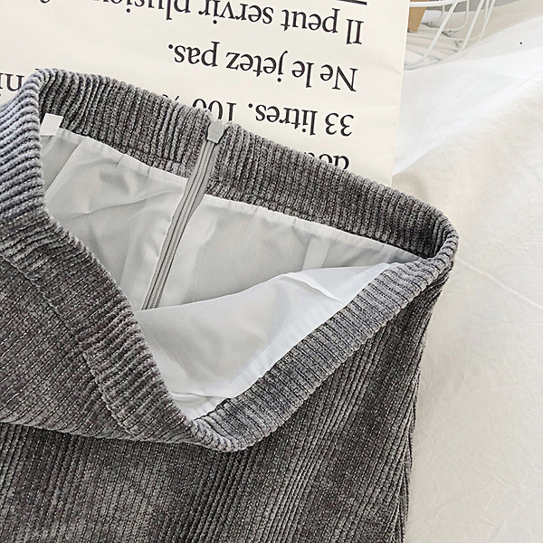 Retro stílusú női szoknya három színben, magas derékkal és cipzárral