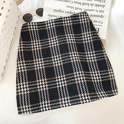 Retro stílusú női szoknya három színben A-vonallal és magas derékkal